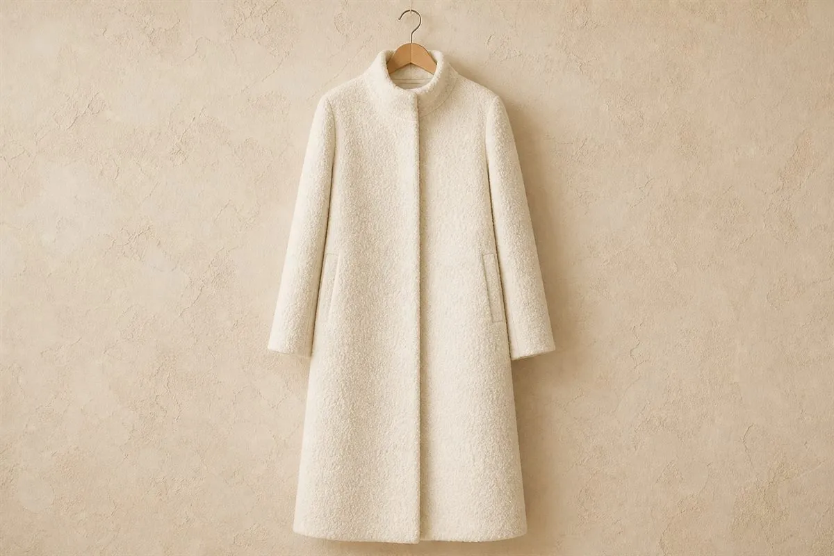 Edition Manteau Long en Laine Bouclée N°20