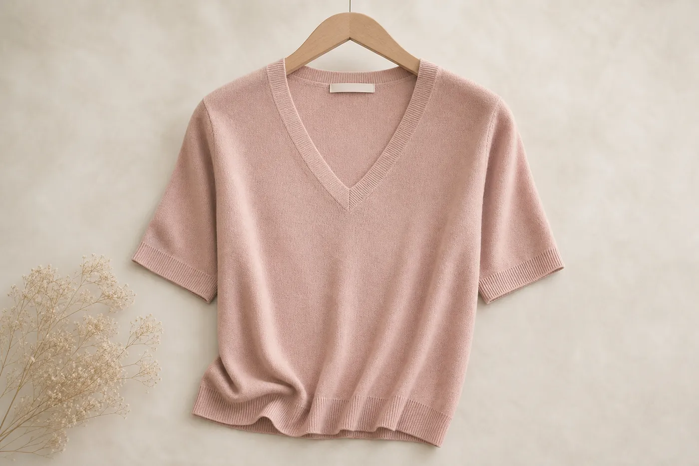 Top Maille Fine Col V Maison